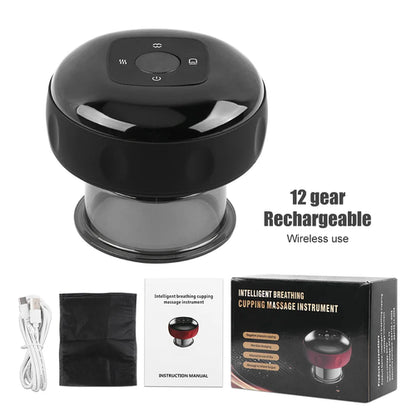 12 Gears Electric Cupping Therapy Massager Vacuum Suction Cups
